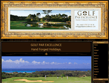 Tablet Screenshot of golfparexcellence.com